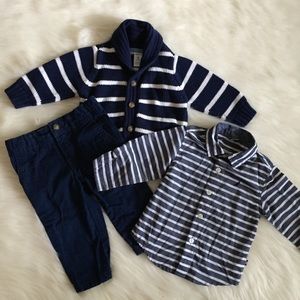 *Bundle Set of 3* Nautica Button Down, Carters